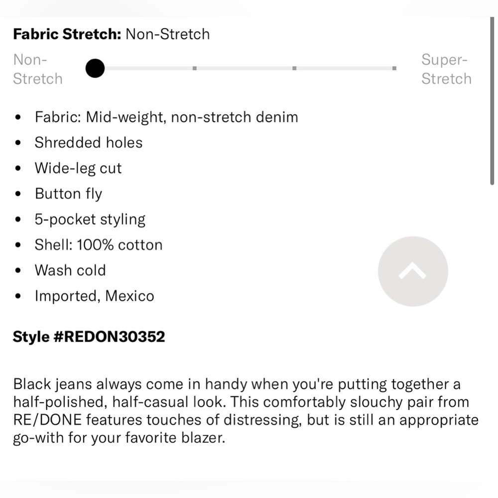 Re/Done High Rise Rigid Loose Jean - Picture 7 of 7